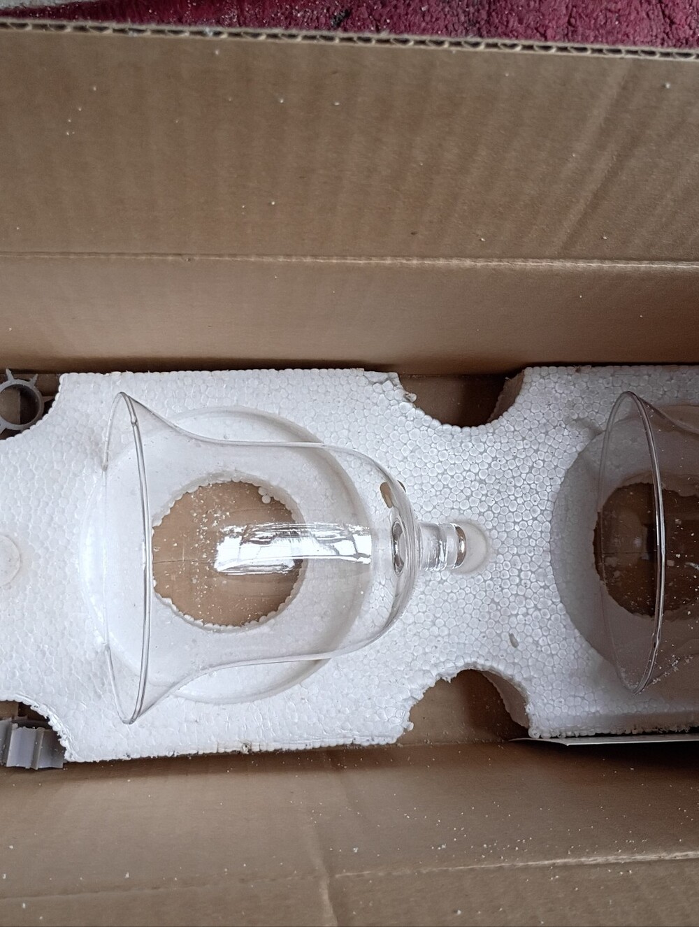 Home Interiors Clear Glass Lantern Set
